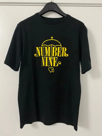 Pre-owned Number N Ine Number (n)ine Nirvana Umbrella Tee In Black