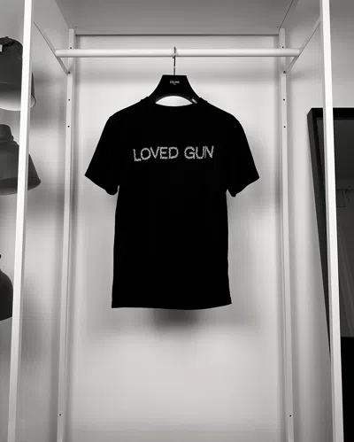 Pre-owned Number N Ine Number Nine Og Loved Gun T-shirt In Black