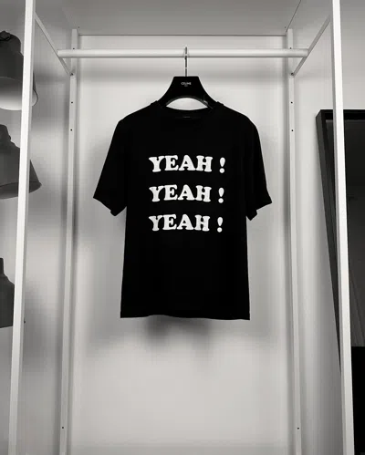 Pre-owned Number N Ine Number (n)ine Og Yeah Yeah Yeah T-shirt In Black