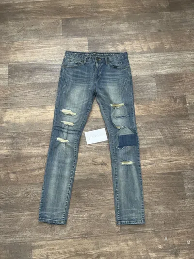 Pre-owned Number N Ine Number (n)ine Ripped Denim In Blue