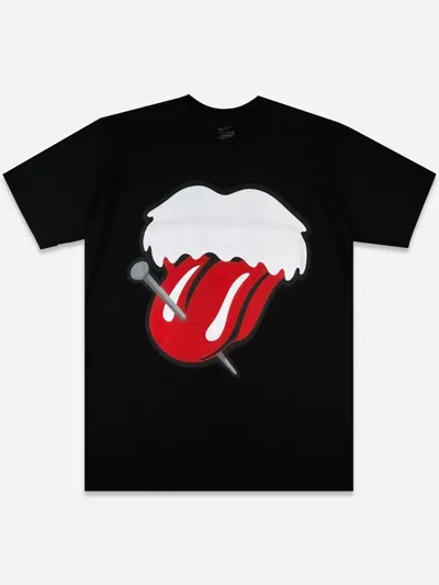 Pre-owned Number N Ine Number (n)ine Rolling Stone Tee In Black