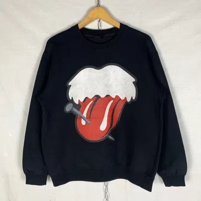 Pre-owned Number N Ine Number Nine Rolling Stones Sweatshirt Crewneck In Black