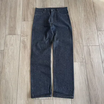 Pre-owned Number N Ine Number (n)ine Sample Raw Selvedge Denim Jeans