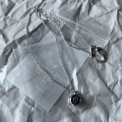 Pre-owned Number N Ine Number Nine Secret Skull Charm Necklace Stk