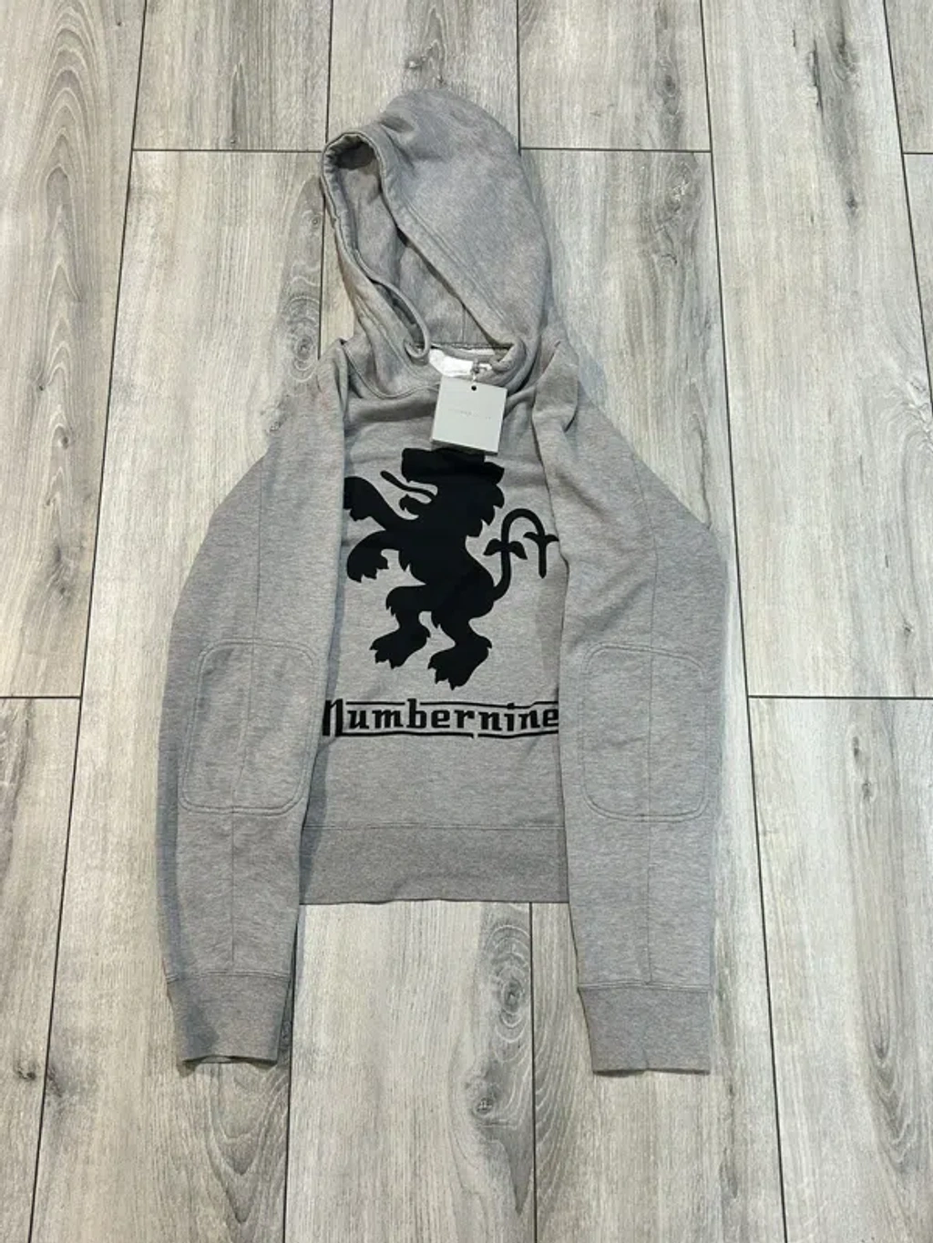Pre-owned Number N Ine Number (n)ine Ss00 Lambretta Hoodie In Grey