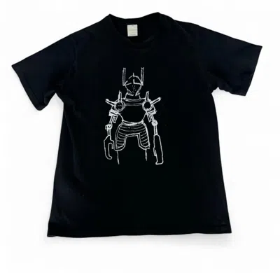 Pre-owned Number N Ine Number (n)ine Ss01 Knight Tee In Black