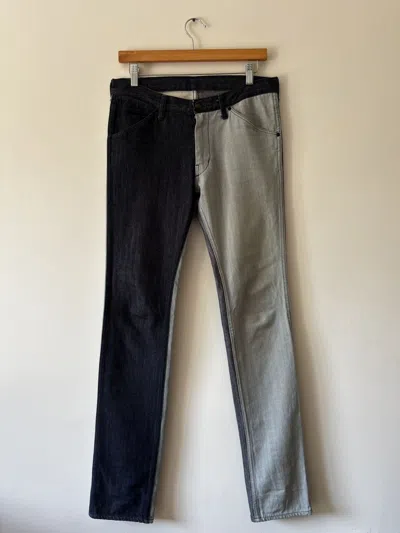 Pre-owned Number N Ine Number (n)ine Ss03 Hybrid Pain Denim In Multi