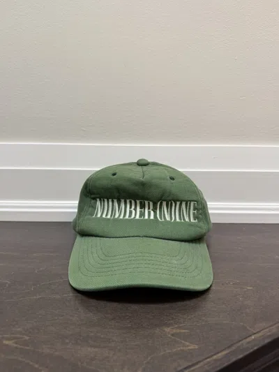 Pre-owned Number N Ine Number (n)ine Ss06 “fuck You” Hat In Green
