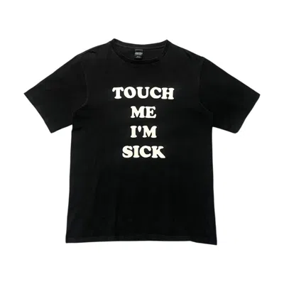 Pre-owned Number N Ine Number (n)ine Touch Me Im Sick Tee In Black
