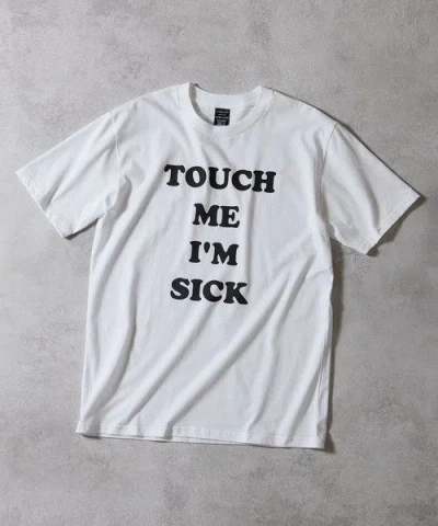 Pre-owned Number N Ine Number Nine Touch Me I'm Sick Tee Size 2 In White