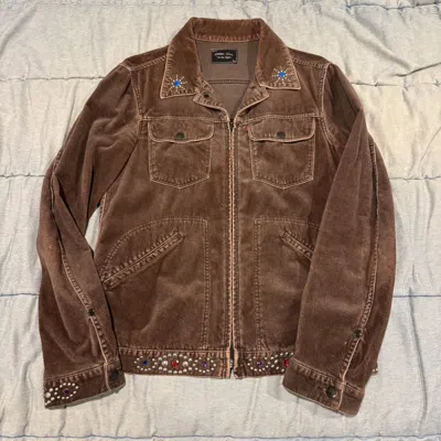 Pre-owned Number N Ine Number (n)ine Velvet Gem Jacket In Brown