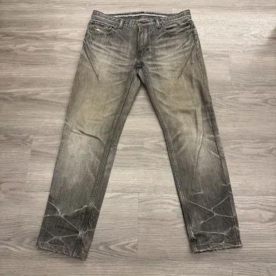 Pre-owned Number N Ine Number (n)ine Washeddenim Jeans Cargo Pants Vintage N(n) In Denim