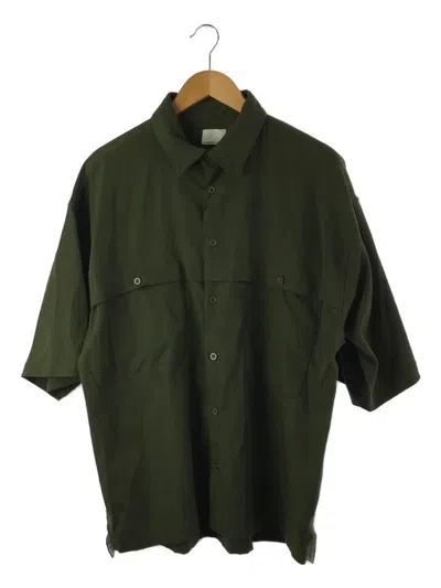 Pre-owned Number N Ine Oversized Short Sleeve Button Up Shirt In Green