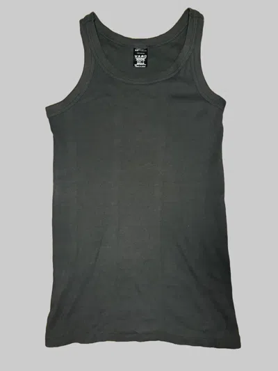 Pre-owned Number N Ine Ribbed Tank Top In Gray
