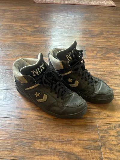 Pre-owned Number N Ine S/s 2006 "welcome To The Shadow" Converse Weapon Shoes
