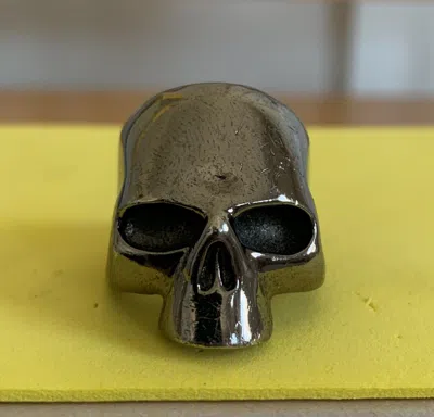 Pre-owned Number N Ine Ss01 Silver Skull Ring