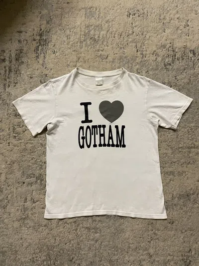 Pre-owned Number N Ine Ss02 I Love Gotham T Shirt White/grey/black