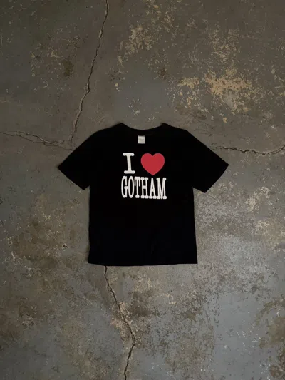 Pre-owned Number N Ine Ss02 “modern Age” I Love Gotham In Black