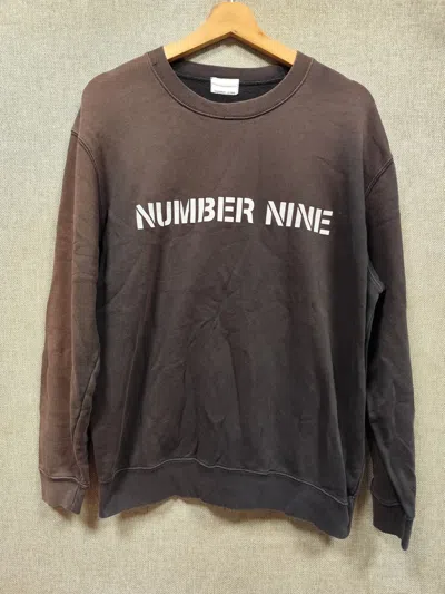 Pre-owned Number N Ine Sweatshirt Number(n)ine Distressed Sunfaded In Multi