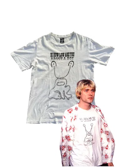Pre-owned Number N Ine X Rock Band Ss2007 Number Nine Nirvana Tee Shirt In White