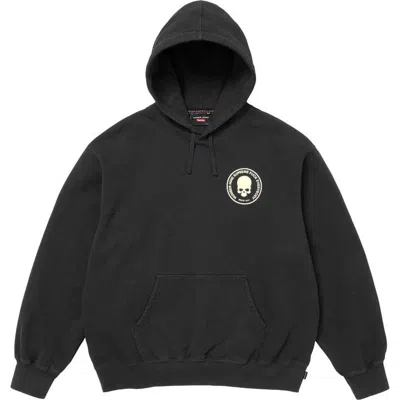 Pre-owned Number N Ine X Supreme Number (n)ine Hooded Sweatshirt In Black