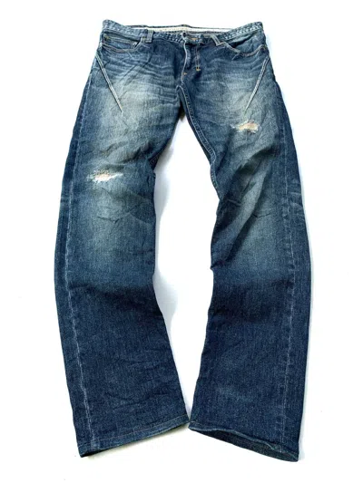 Pre-owned Number N Ine X Takahiromiyashita The Soloist 2000s Number (n)ine Washed Jeans In Denim