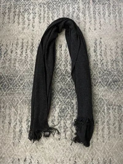 Pre-owned Number N Ine X Takahiromiyashita The Soloist A/w10 Scarf/shawl In Charcoal Grey