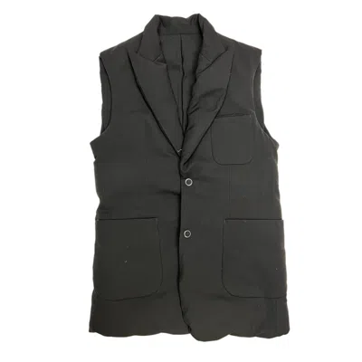 Pre-owned Number N Ine X Takahiromiyashita The Soloist Number (n)ine 2005aw The High Street Tailored Down Vest In Black