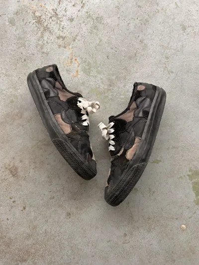 Pre-owned Number N Ine X Takahiromiyashita The Soloist Number (n)ine Crying Hearts Touch Me Im Sick Patchwork Vans Shoes