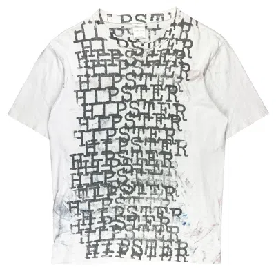 Pre-owned Number N Ine X Takahiromiyashita The Soloist Ss02 "hipster" Tee In White