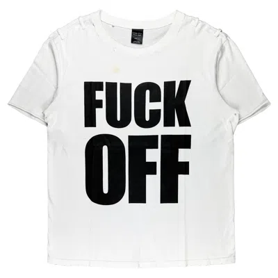 Pre-owned Number N Ine X Takahiromiyashita The Soloist Ss06 "fuck Off" Tee