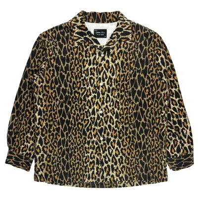 Pre-owned Number N Ine X Takahiromiyashita The Soloist Ss/aw03 "touch Me I'm Sick" Leopard Shirt In Yellow
