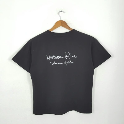 Pre-owned Number N Ine X Vintage Number (n)ine T-shirts In Black