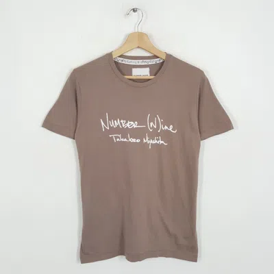 Pre-owned Number N Ine X Vintage Number (n)ine T-shirts In Brown