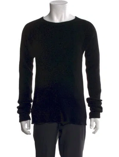 Pre-owned Number (n)ine Cashmere Crew Neck Pullover In Black