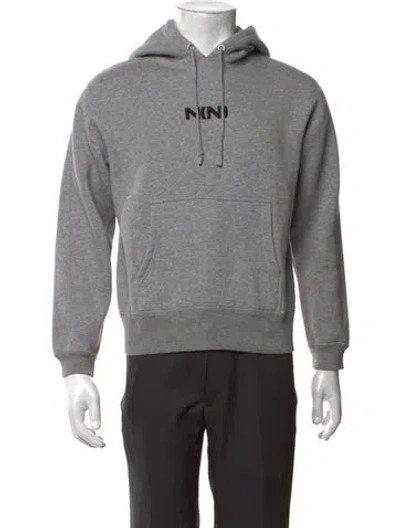 Pre-owned Number (n)ine Crew Neck Long Sleeve Pullover In Grey