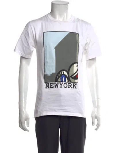 Pre-owned Number (n)ine Graphic Print Crew Neck T-shirt In Multi
