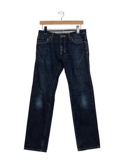 Pre-owned Number (n)ine Straight-leg Jeans In Blue