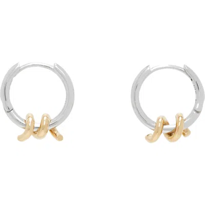 Numbering #4203 Earrings In Silver
