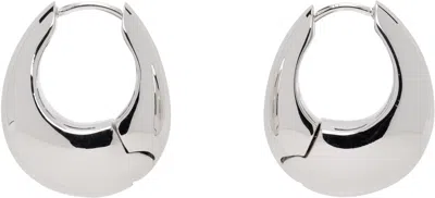 Numbering #5116 ミディアム ピアス In Silver