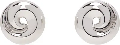 Numbering #5202 Small Earrings In Metallic