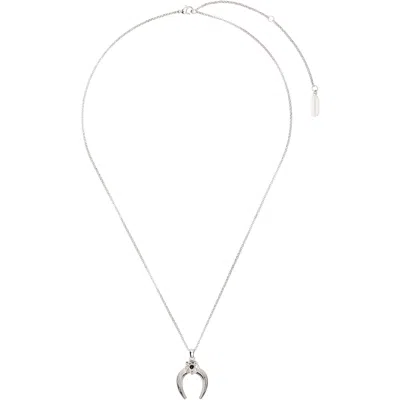 Numbering #6744 Necklace In Metallic
