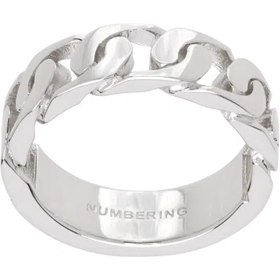 Numbering #7407 Ring In Silver