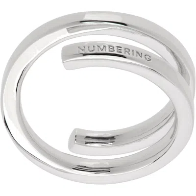 Numbering 8402 Ring In Silver