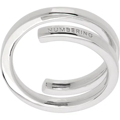 Numbering #8402 Ring In Silver