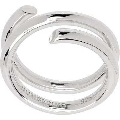 Numbering #8402 Ring In Silver