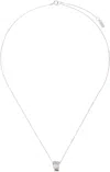 Numbering #8702 Necklace In Silver