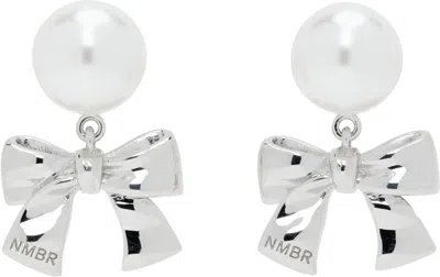 Numbering #9118 ピアス In Silver