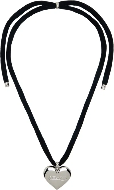 Numbering Black #5754 Necklace In Silver
