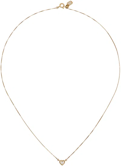 Numbering Gold #3717 Necklace In Gold/white